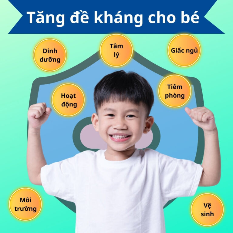 Làm thế nào để tăng cường sức đề kháng cho trẻ?