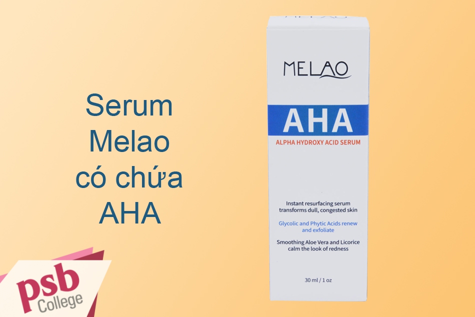 Một sản phẩm điển hình có chứa AHA