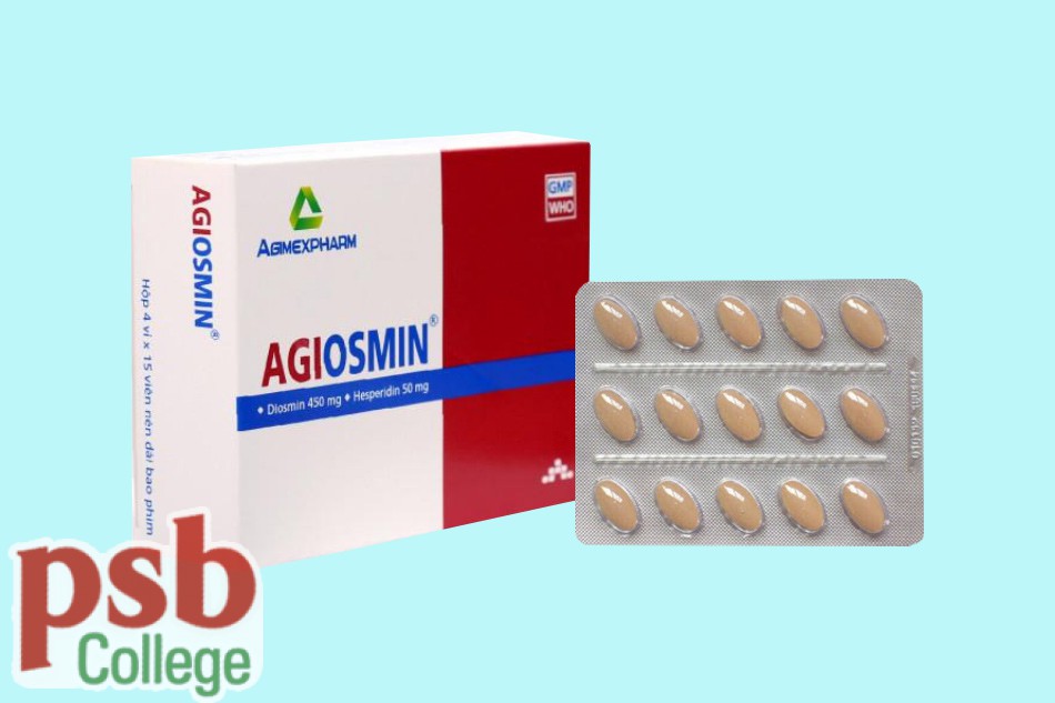 Hộp và vỉ thuốc Agiosmin