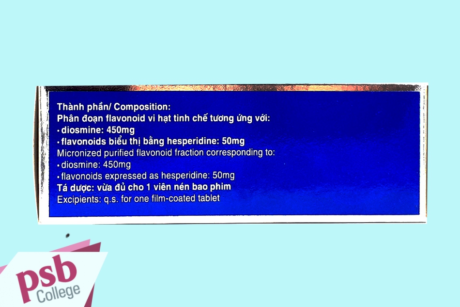 Thành phần thuốc Daflon