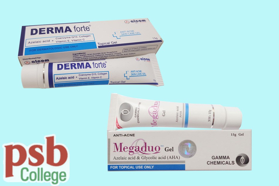 So sánh Gel trị mụn Derma forte và Megaduo Gel