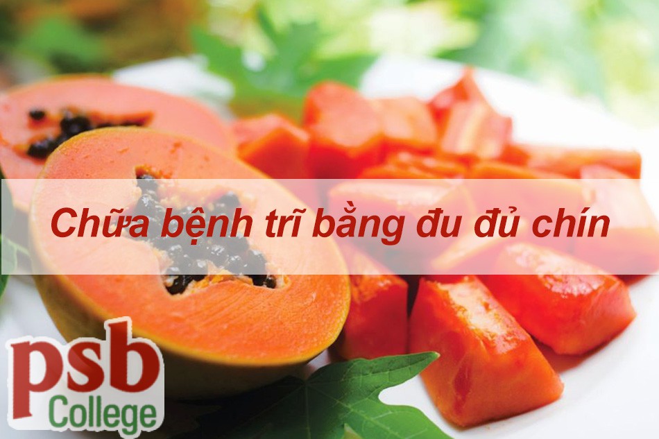 Chữa bệnh trĩ bằng đu đủ chín