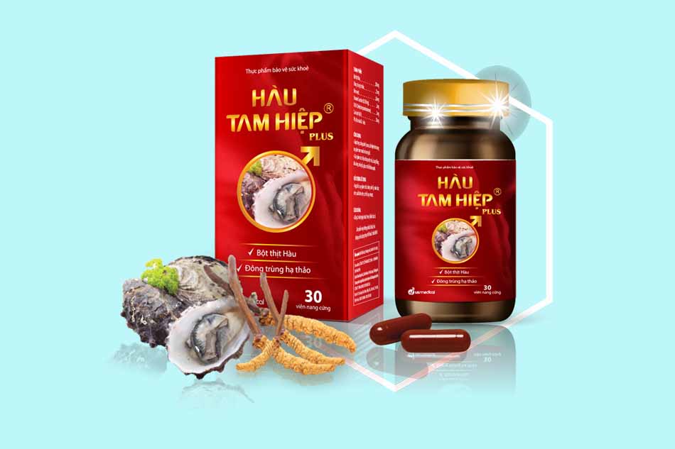 Hình ảnh hộp Hàu Tam Hiệp Plus