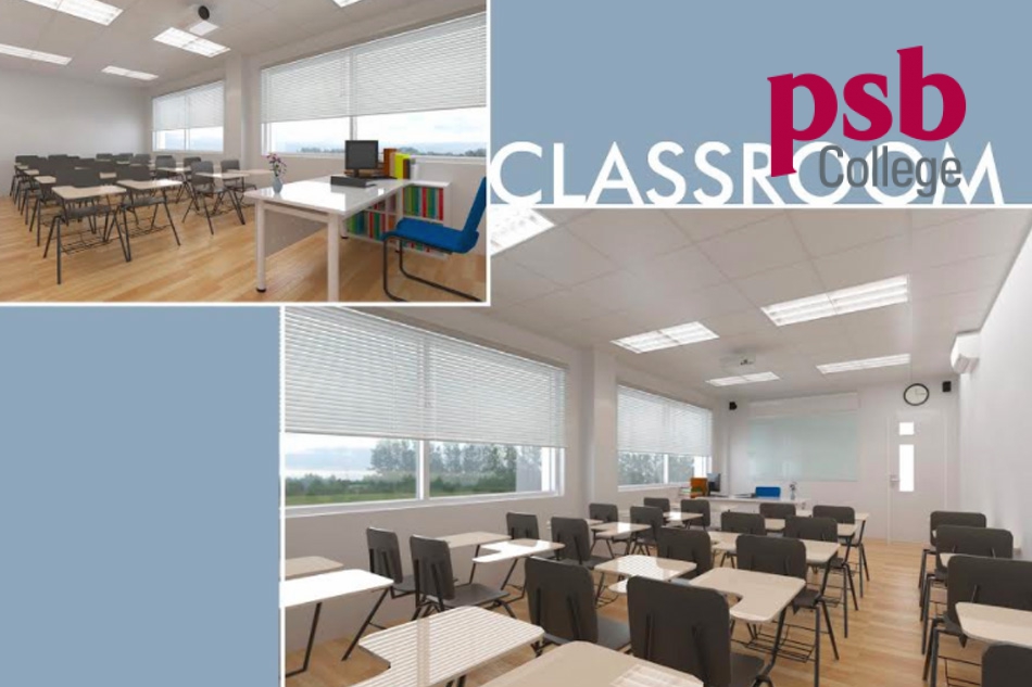Không gian lớp học của PSB College