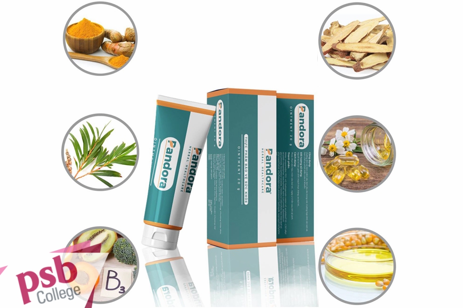 Các thành phần chính của kem bôi trĩ Pandora