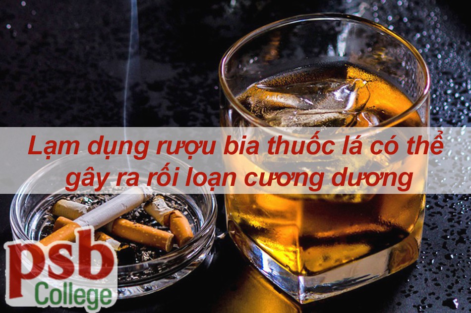 Lạm dụng rượu bia thuốc lá có thể dẫn đến rối loạn cương dương