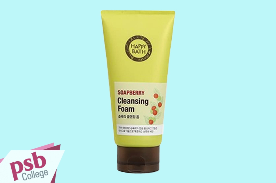 Sữa rửa mặt Happy Bath Soapberry Cleansing Foam có chiết xuất từ trái Berry