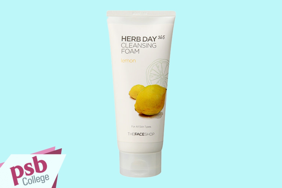 Sữa rửa mặt TheFaceShop Herb Day 365 Cleansing Foam Lemon