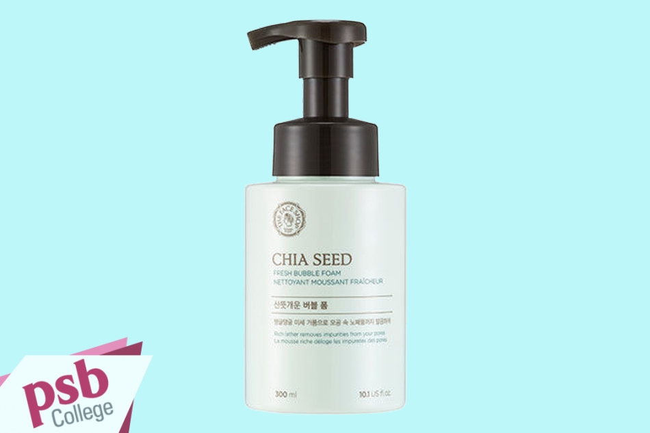 Sữa rửa mặt The Face Shop Chia Seed Fresh Bubble Foam