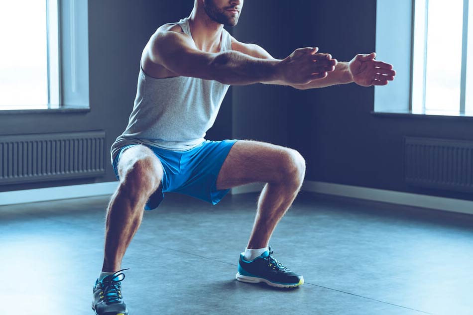 Bài tập squat cải thiện sức khỏe sinh lý nam