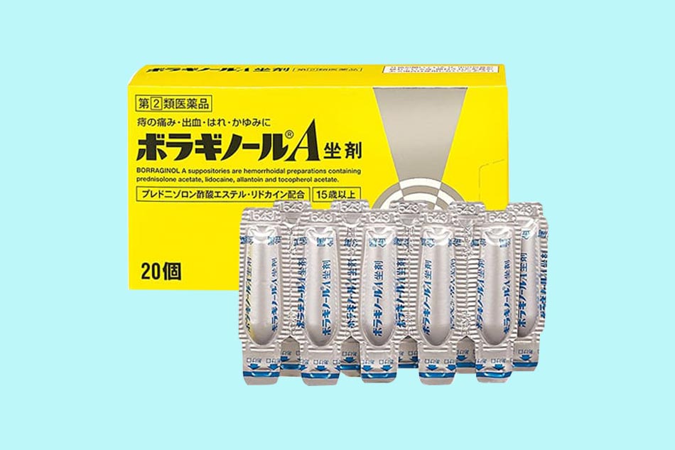 Thuốc đặt hậu môn trị trĩ chữ A của Nhật Bản