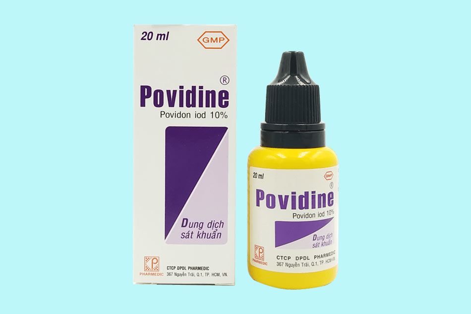 Trị mụn mủ bằng cồn iod