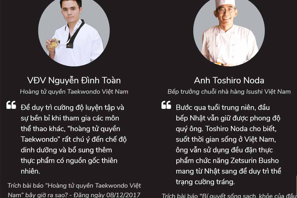 Review Zetsurin Busho từ người sử dụng