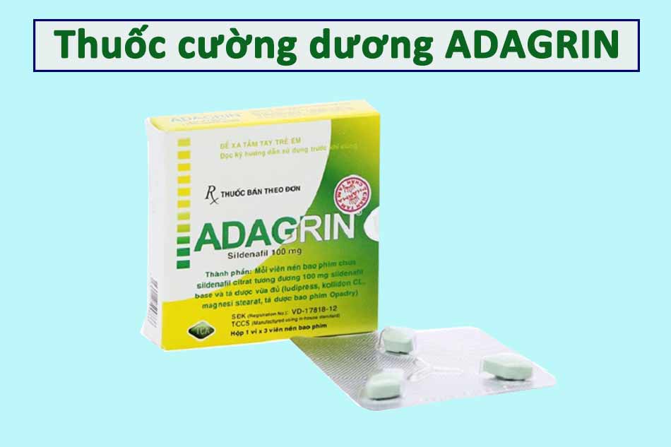 Thuốc cường dương Adagrin 100mg