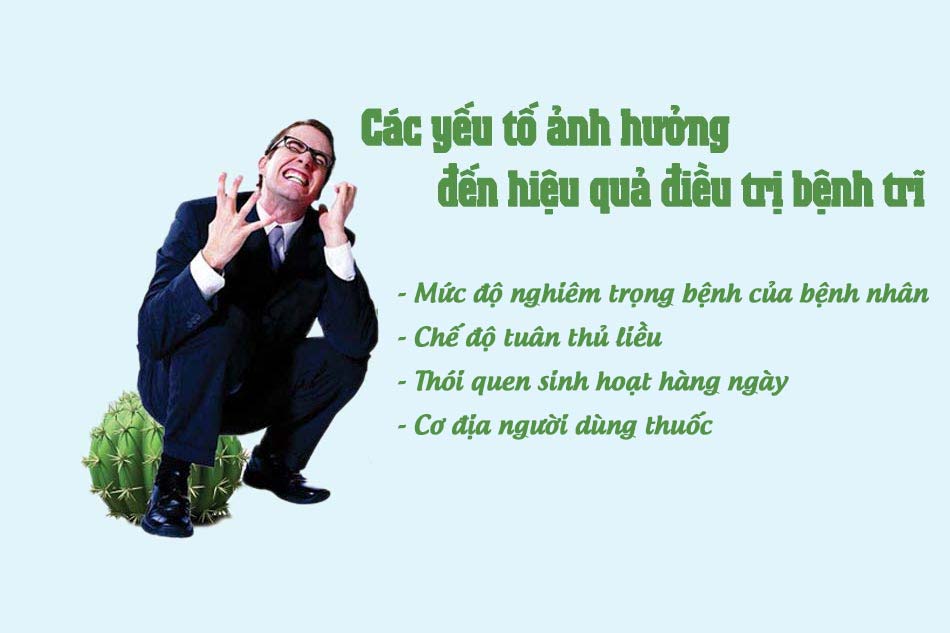 Các yếu tố ảnh hưởng đến hiệu quả điều trị trĩ