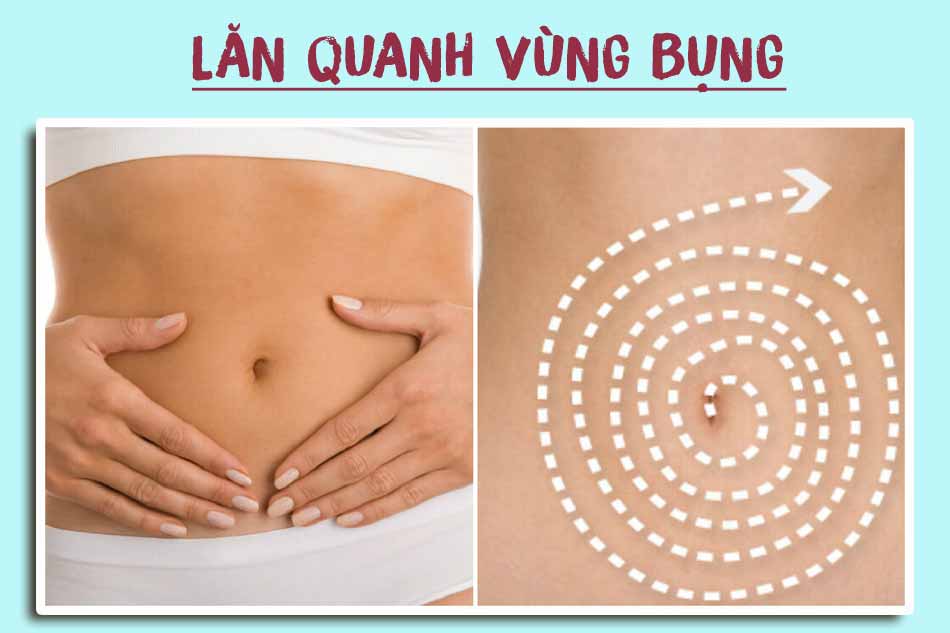 Mát xa vùng bụng giúp đi đại tiện nhanh