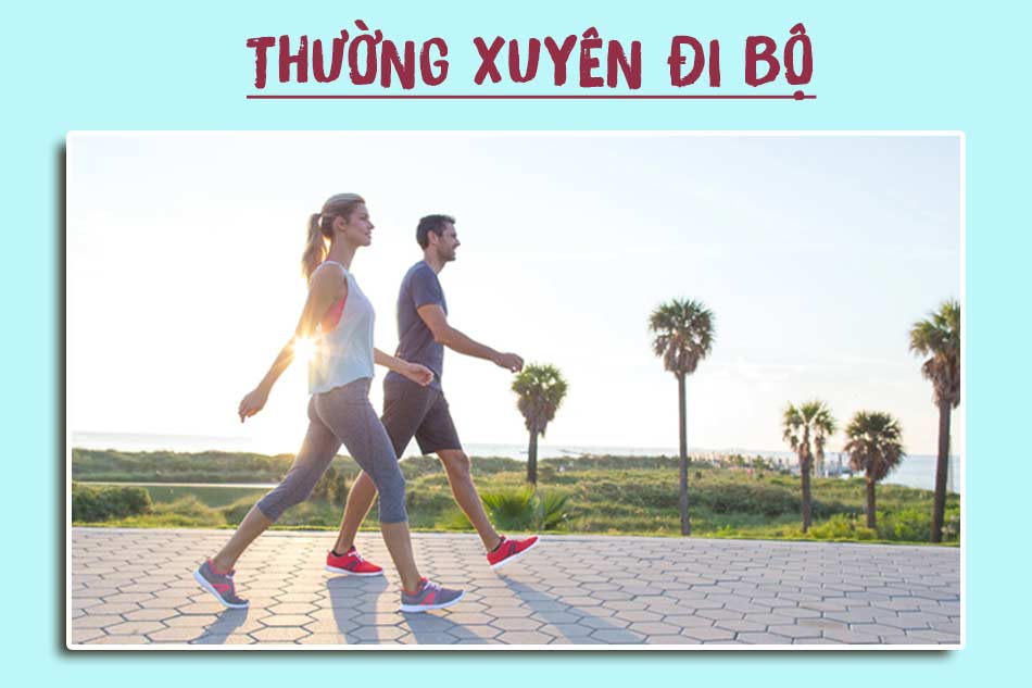 Đi bộ giúp giảm táo bón