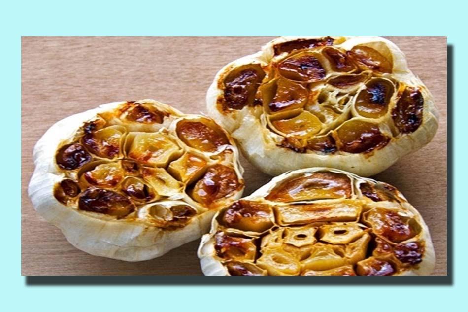 Dùng tỏi nướng