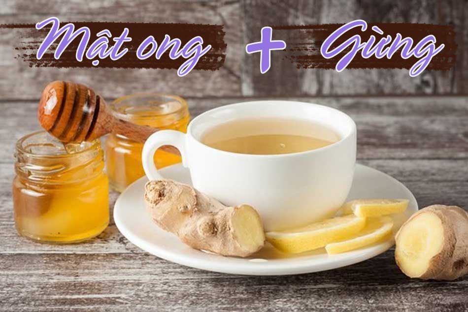Nước gừng pha với mật ong trị yếu sinh lý
