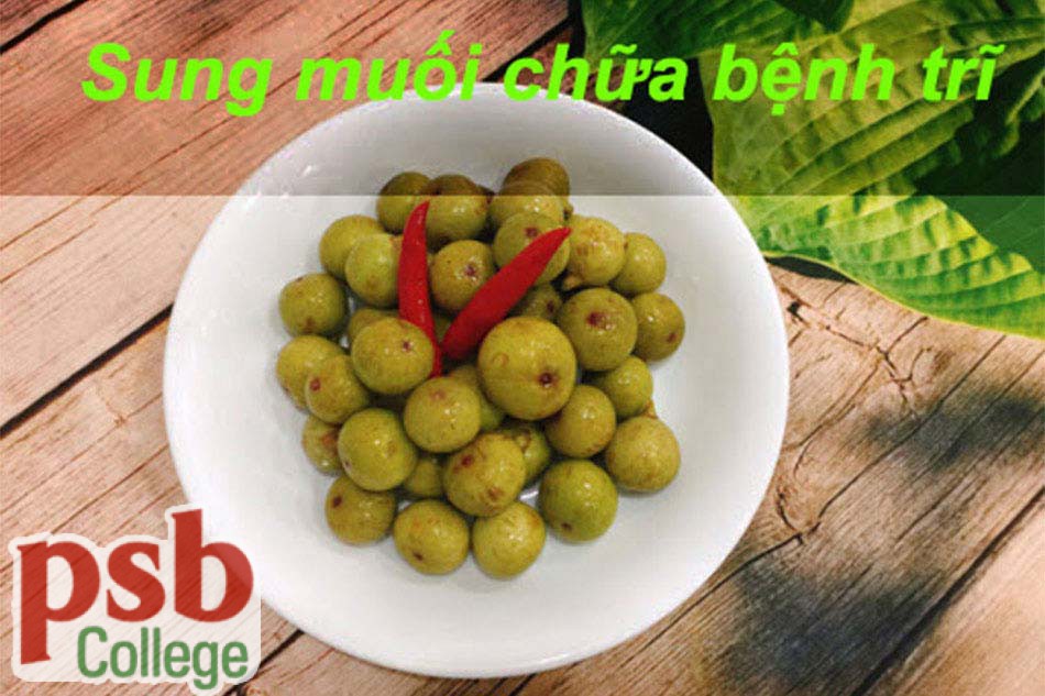 Chữa bệnh trĩ bằng sung muối