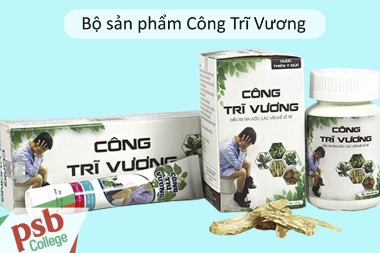 Hình ảnh combo thực phẩm chức năng Công Trĩ Vương