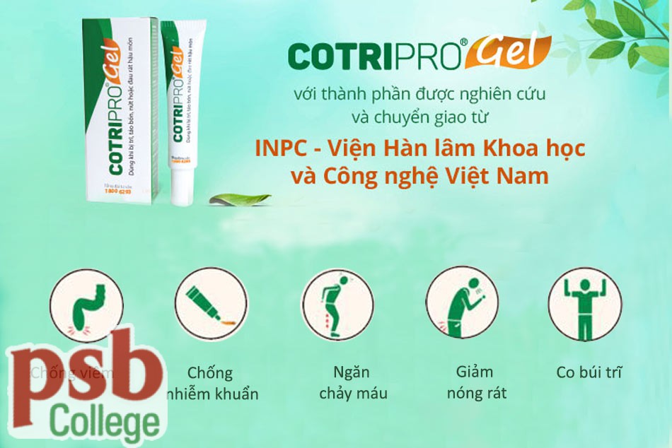 Cotripro Gel với thành phần được nghiên cứu chuyển giao từ Viện Hàn lâm Khoa học và Công nghệ Việt Nam