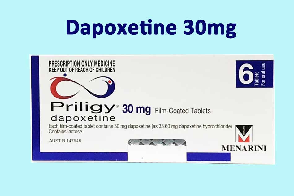 Priligy chứa 30mg Dapoxetine