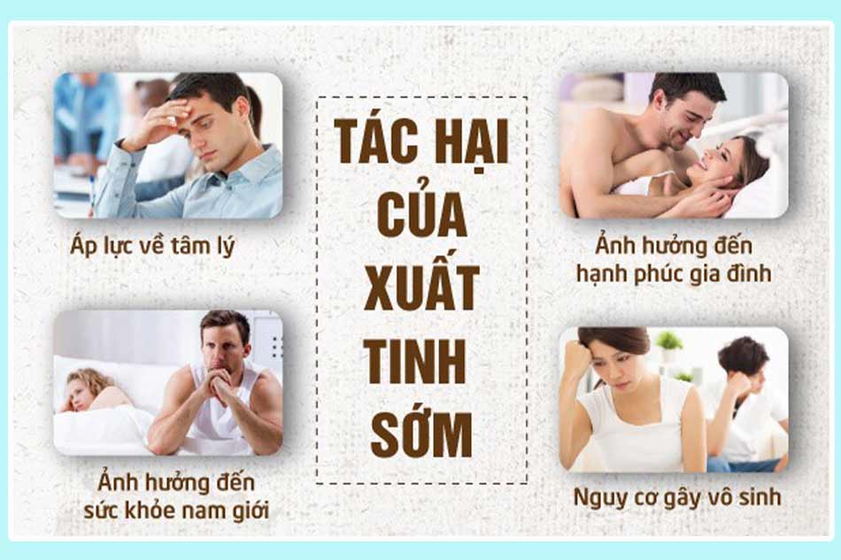 Xuất tinh sớm có tác hại gì không?