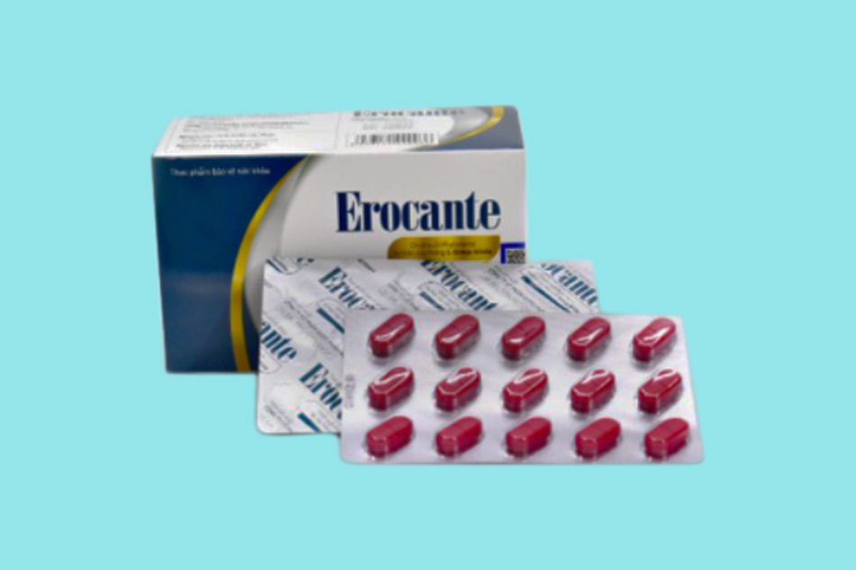 Hình ảnh viên uống Erocante mặt trước