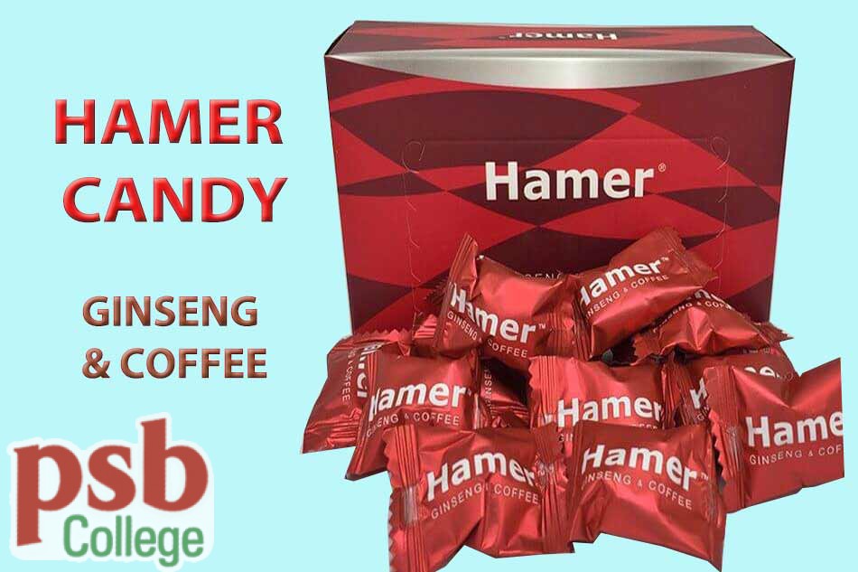 Thành phần của Hamer Ginseng & Coffee Candy chiết xuất từ tự nhiên