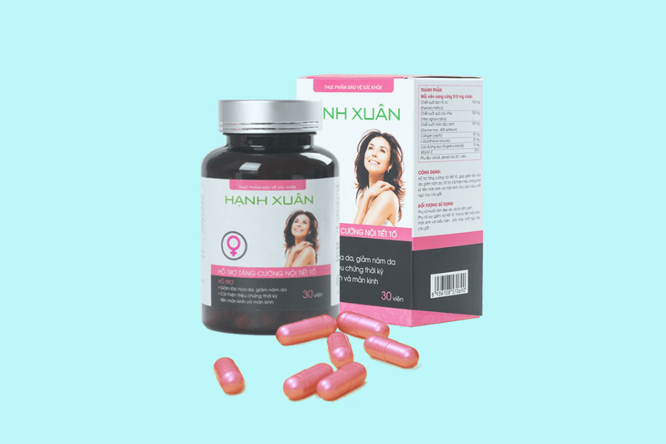 Hình ảnh viên uống Hạnh Xuân