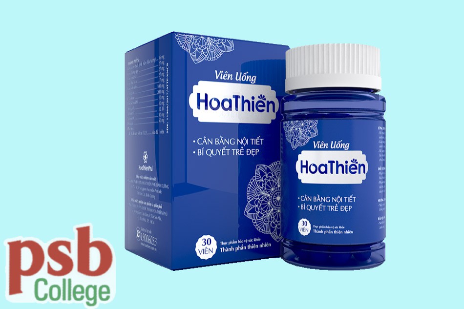 Hình ảnh viên uống Hoa Thiên