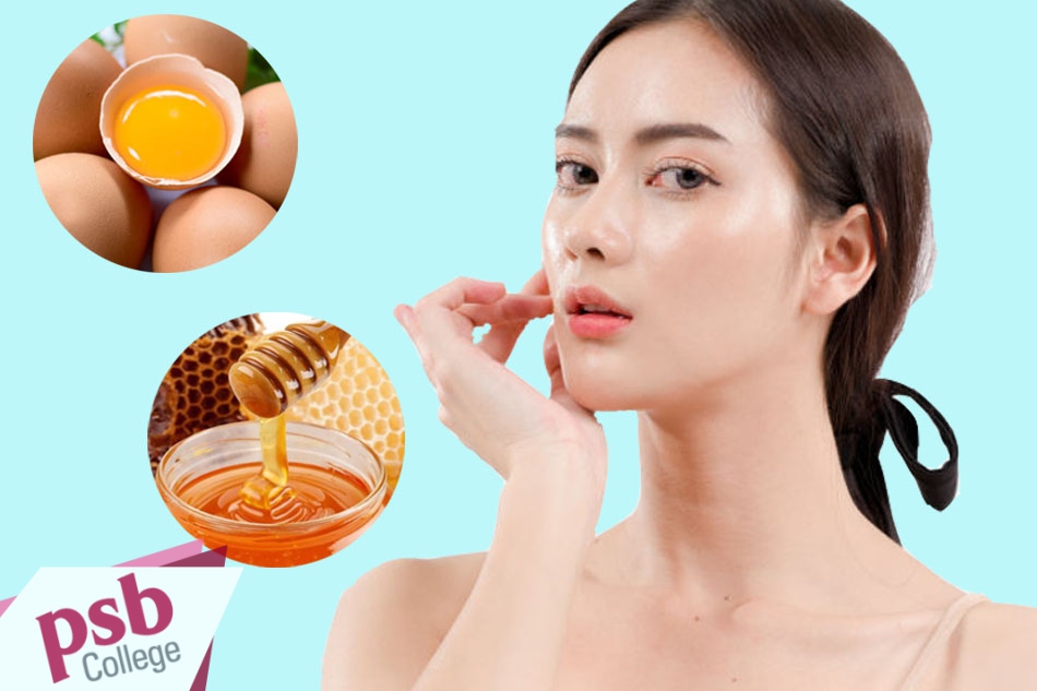 Mật ong và trứng gà tác dụng trị mụn đầu đen rất tốt.