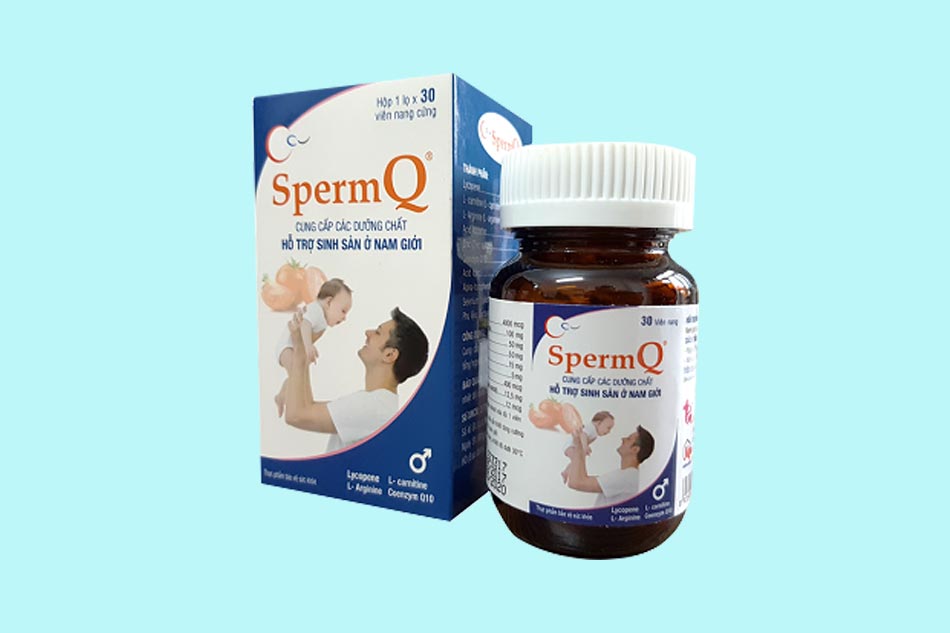 Hình ảnh viên uống SpermQ dạng lọ