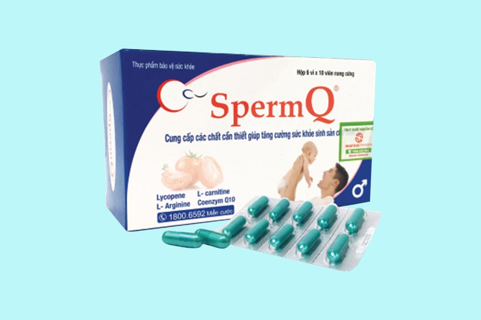 SpermQ bào chế dưới dạng viên nang