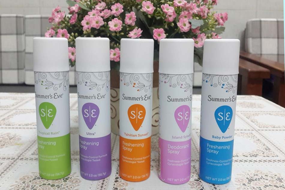 Các loại nước hoa vùng kín Summer's Eve