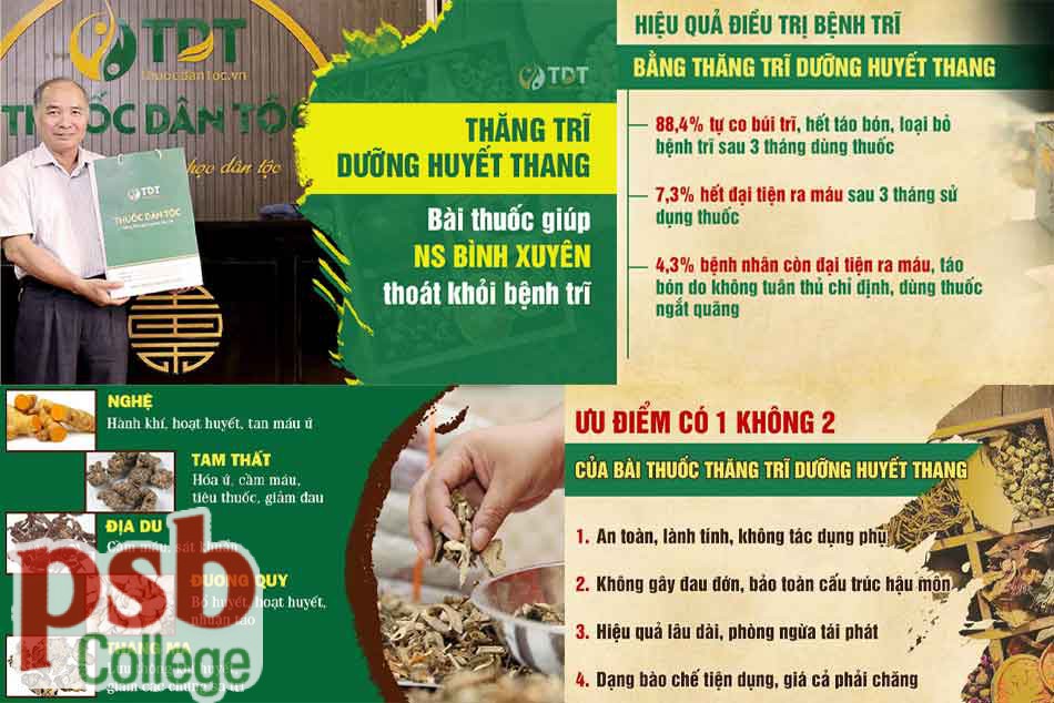 Thăng Trĩ Dưỡng Huyết Thang