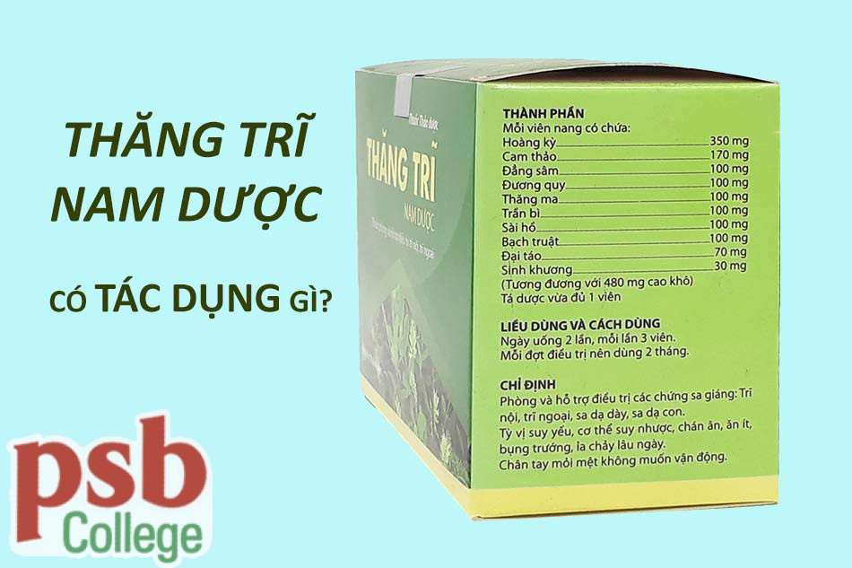 Thăng trĩ Nam Dược hỗ trợ điều trị các chứng sa giáng
