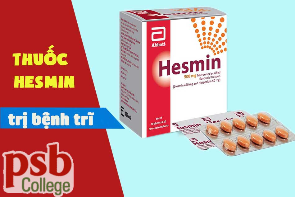 Thuốc Hesmin chữa trị bệnh trĩ