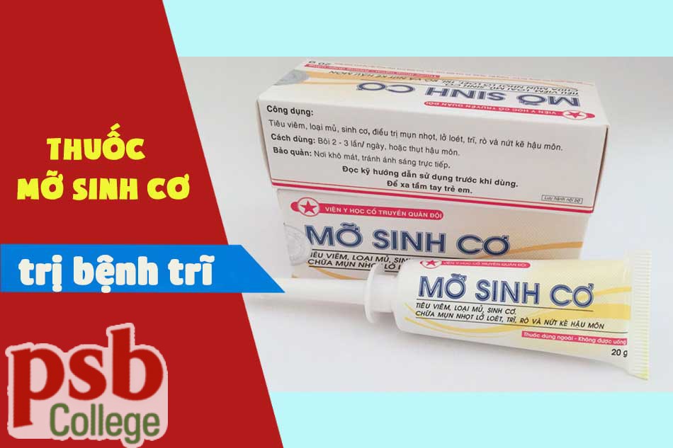 Thuốc Mỡ sinh cơ chữa trị bệnh trĩ