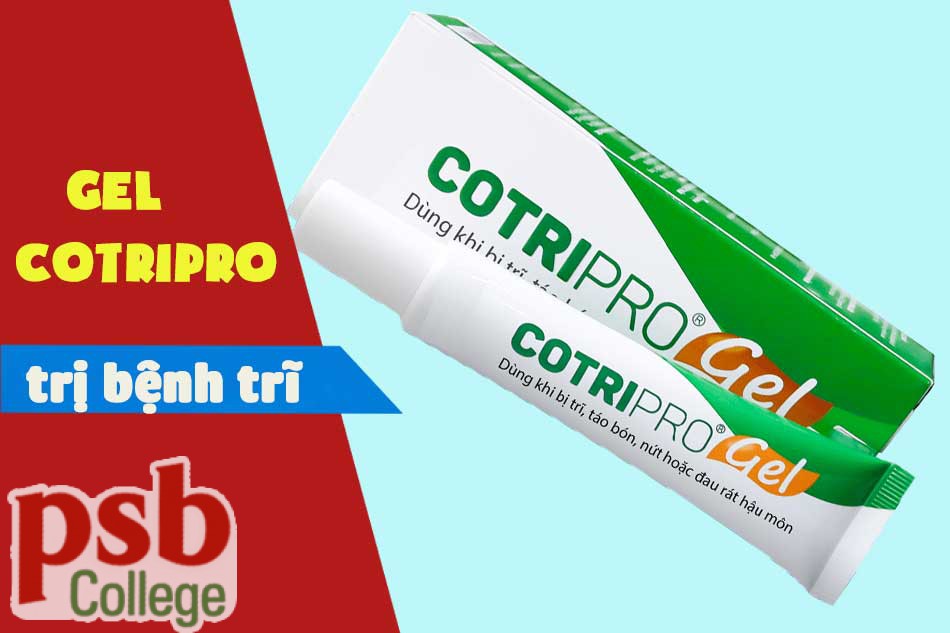 Gel Cotripro chữa trị bệnh trĩ