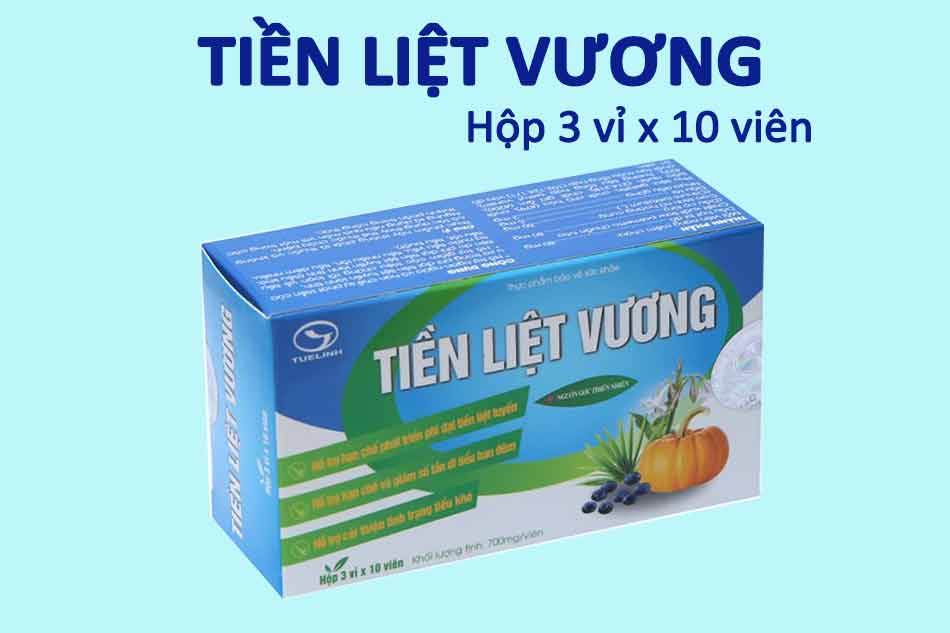Hình ảnh Tiền liệt vương hộp 3 vỉ x 10 viên