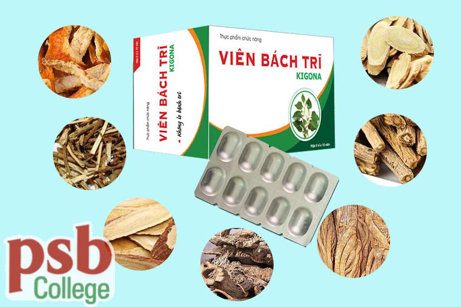 Thành phần của viên bách trĩ Kigona