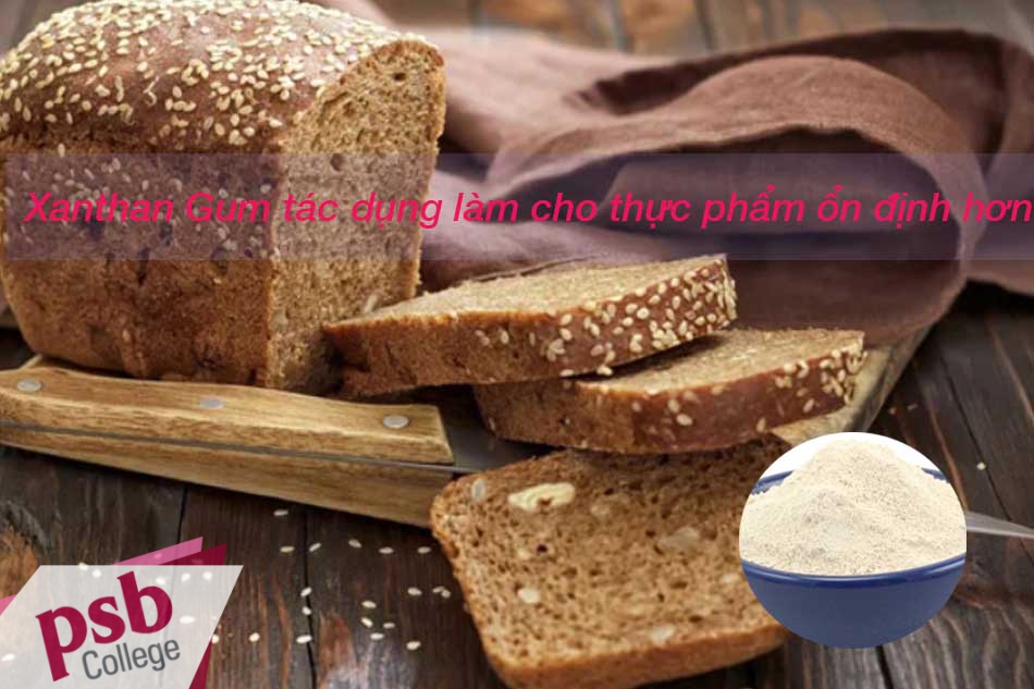 Xanthan Gum làm cho thực phẩm được ổn định hơn.