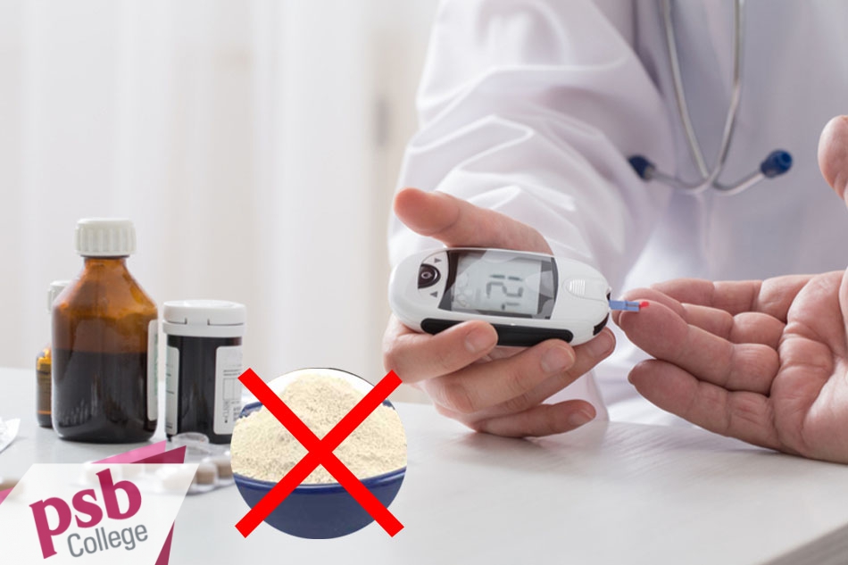 Những bệnh nhân đang dùng thuốc điều trị tiểu đường không sử dụng Xanthan Gum