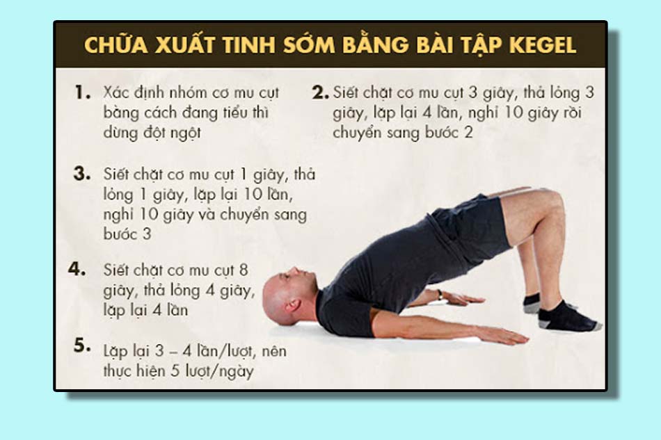 Bài tập chữa xuất tinh sớm