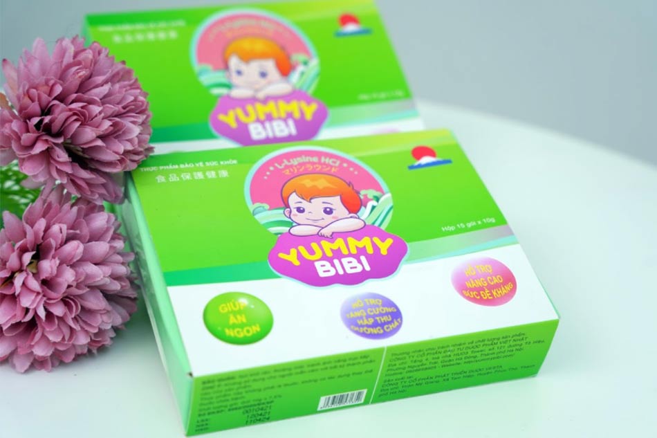 Yummy Bibi - sản phẩm dành cho trẻ biếng ăn